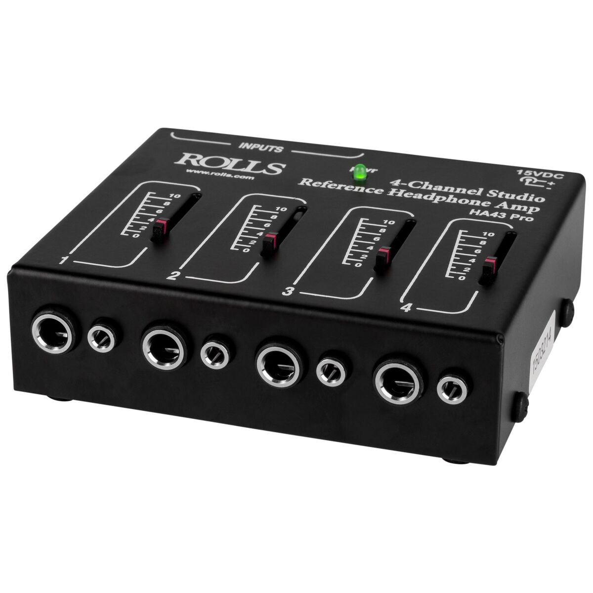 Rolls HA43 PRO 4 Ch Stereo Headphone Mixer Amplifier